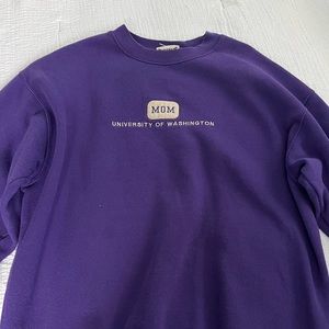 VINTAGE University of Washington MOM Crewneck😦